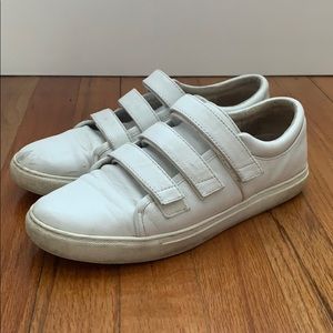 Kenneth Cole white leather sneakers